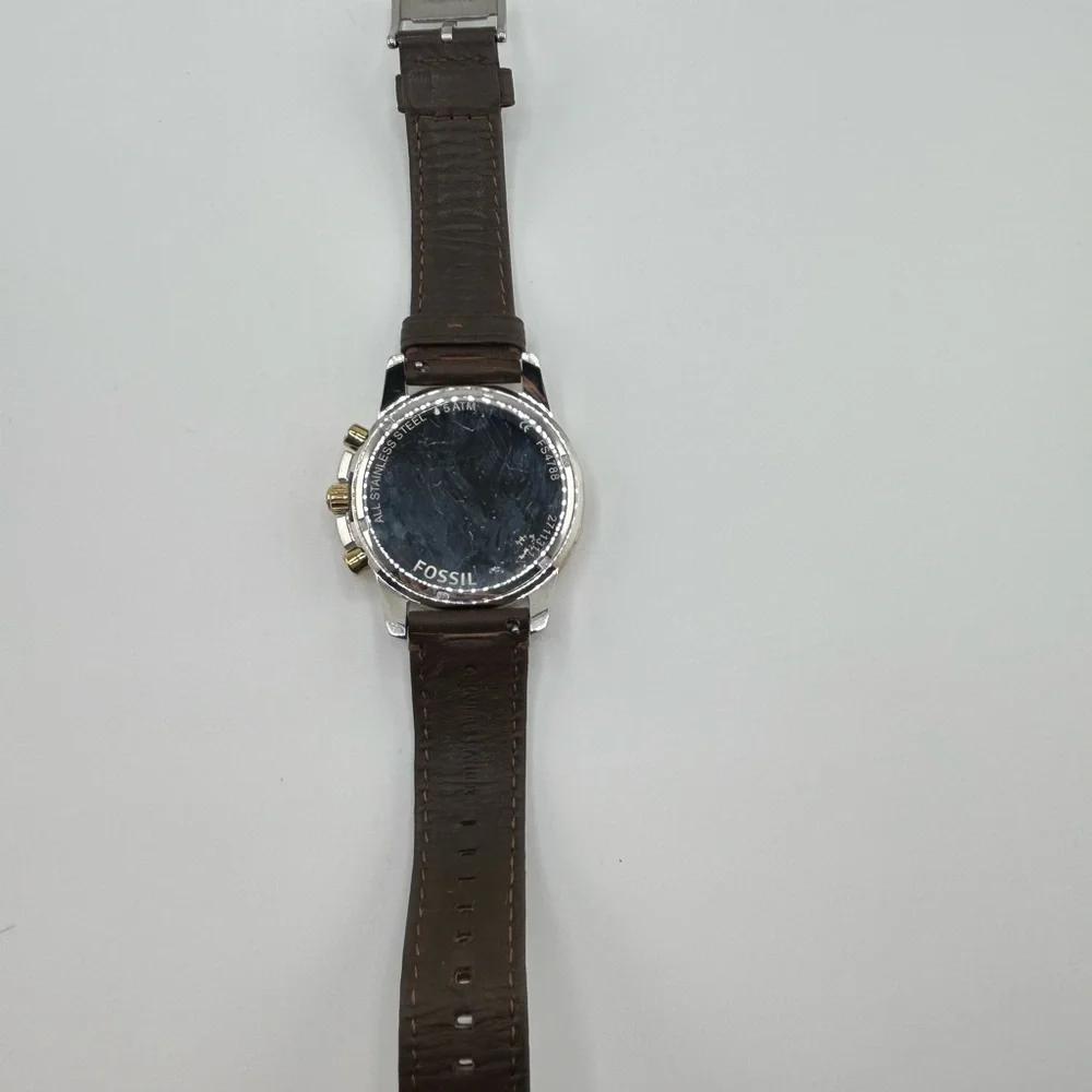 Fossil Dean FS4788 Men's Stainless Steel Analog Dial Quartz Watch 582